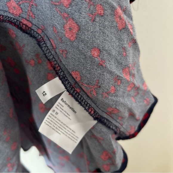 Reformation Drea Sweetheart Neckline Crepe Minidress in Anaheim - Picture 4 of 5